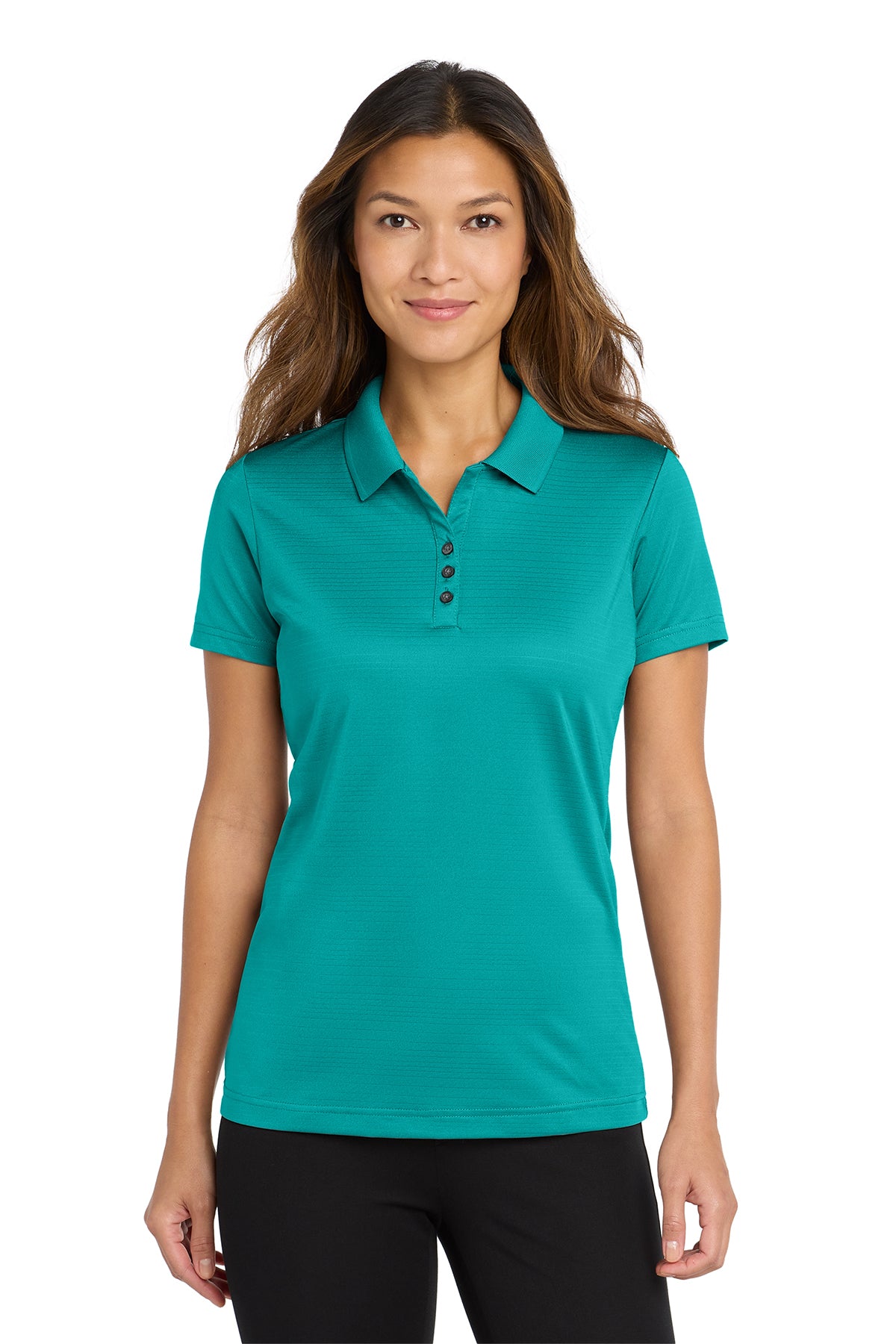 1) LK587 LADIES ECLIPSE STRETCH POLO