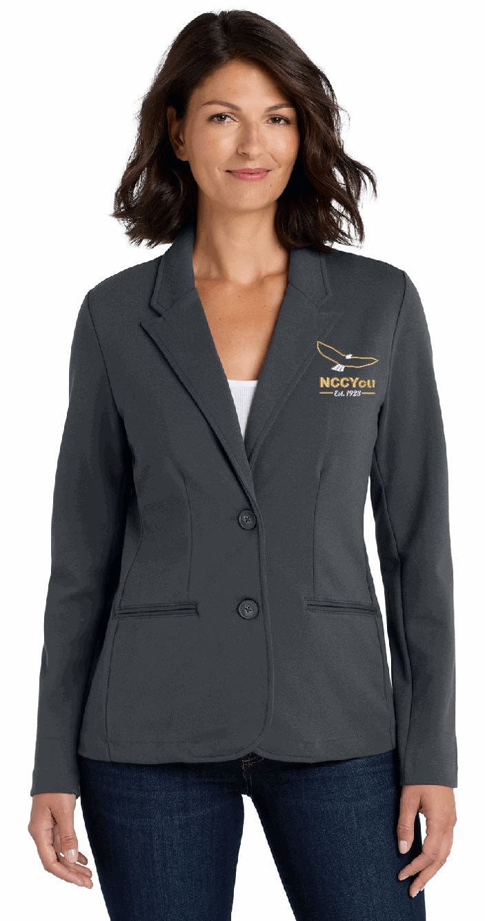 48) STYLE # LM2000 WOMENS KNIT BLAZER