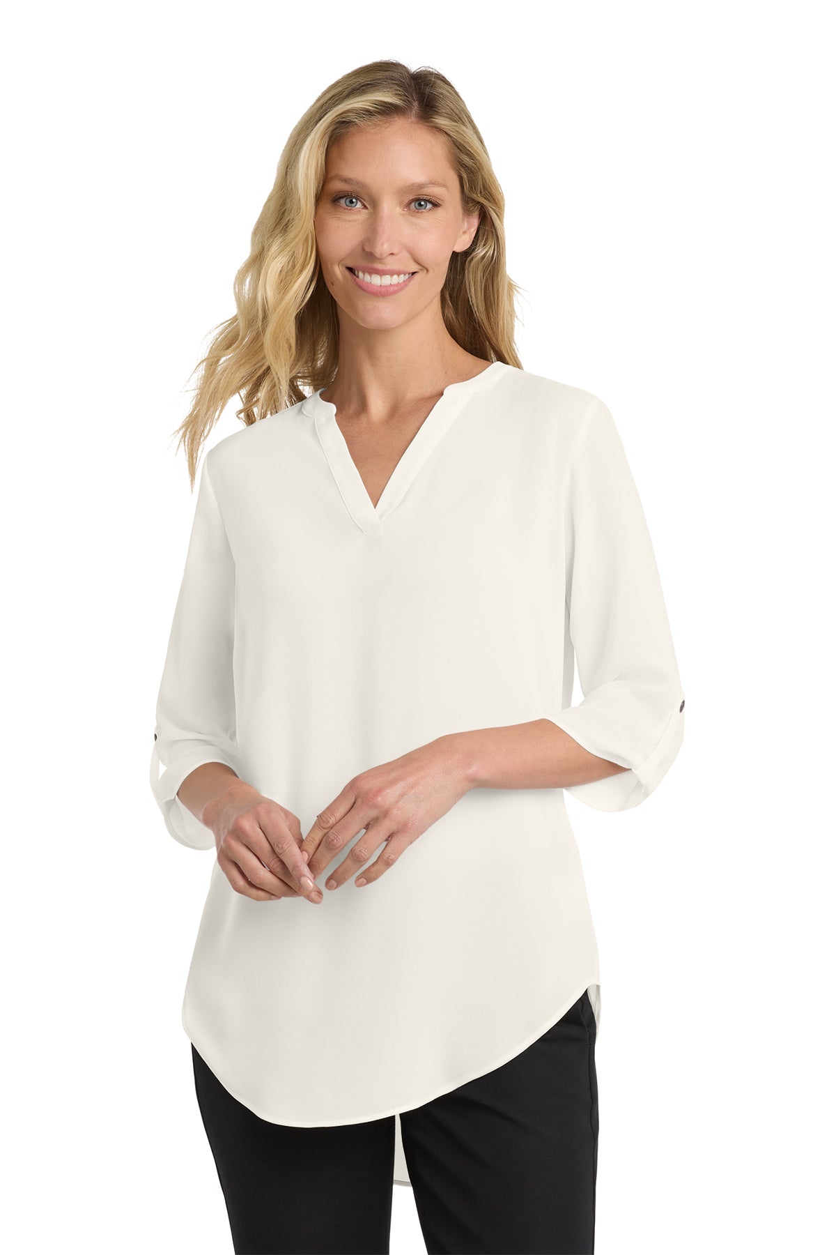 42)  STYLE # LW701  WOMENS 3/4 SLEEVE TUNIC BLOUSE