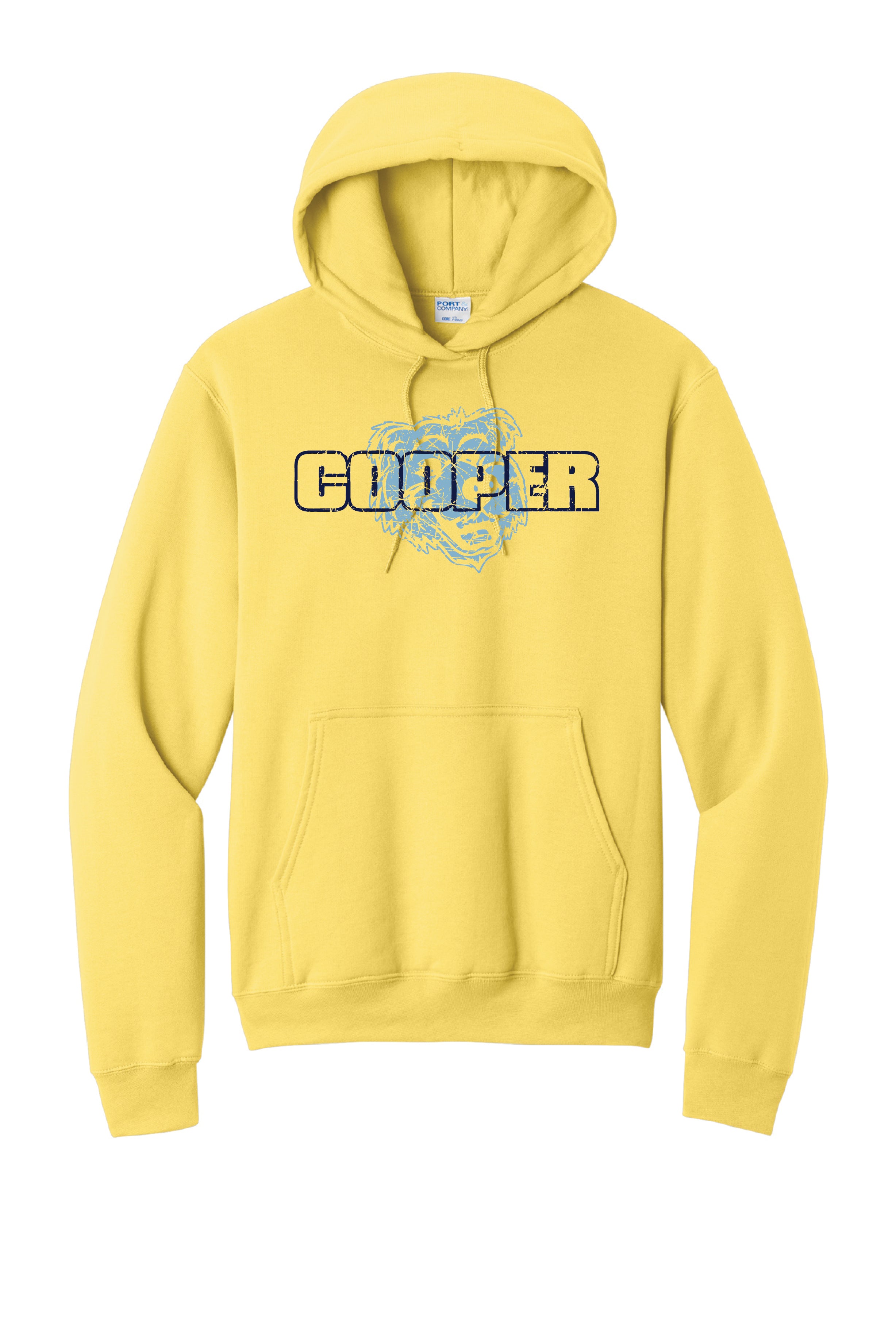 15A) PC78H  Port & Co® Adult Core Fleece Pullover Hooded Sweatshirt (Cooper)