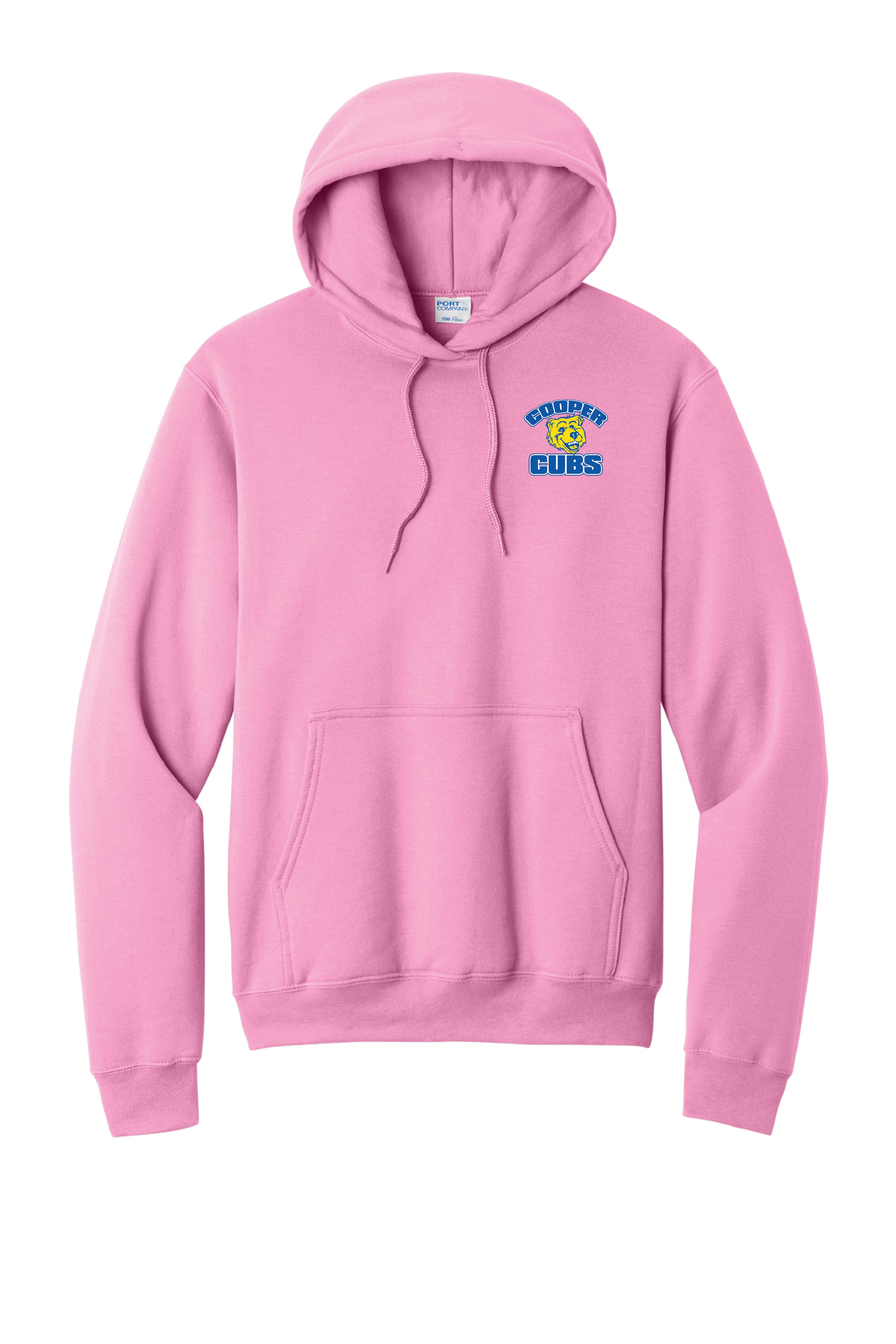 1A )PC78H  Port & Co™ Adult Core Fleece Pullover Hooded Sweatshirt ( Cooper )