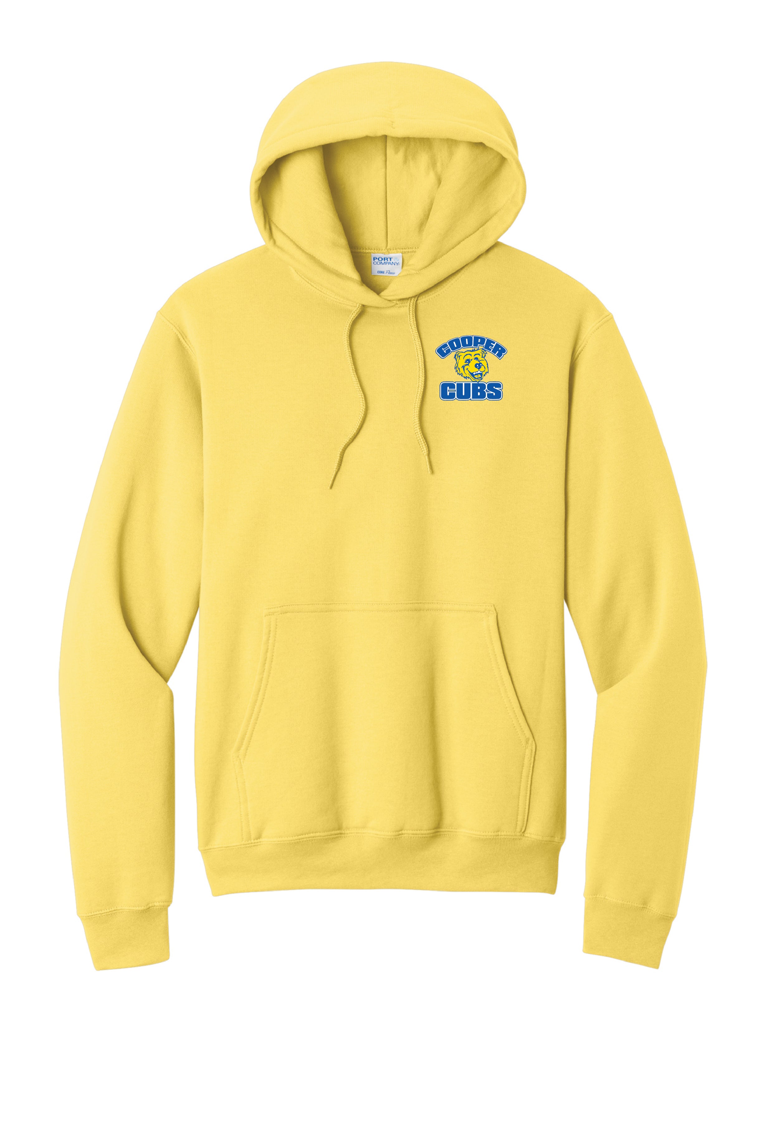 1A )PC78H  Port & Co™ Adult Core Fleece Pullover Hooded Sweatshirt ( Cooper )