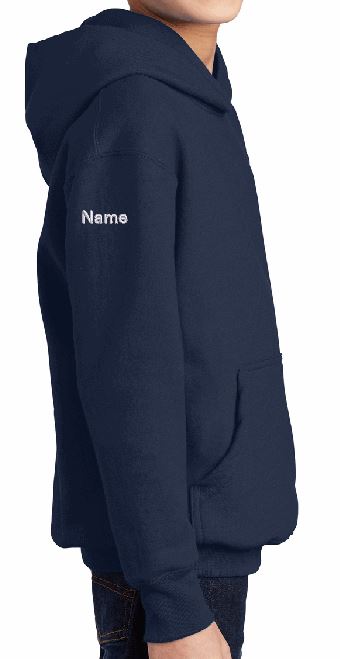 3b) PC90ZH  Port & Co™ Essential Fleece Full-Zip Hooded Sweatshirt