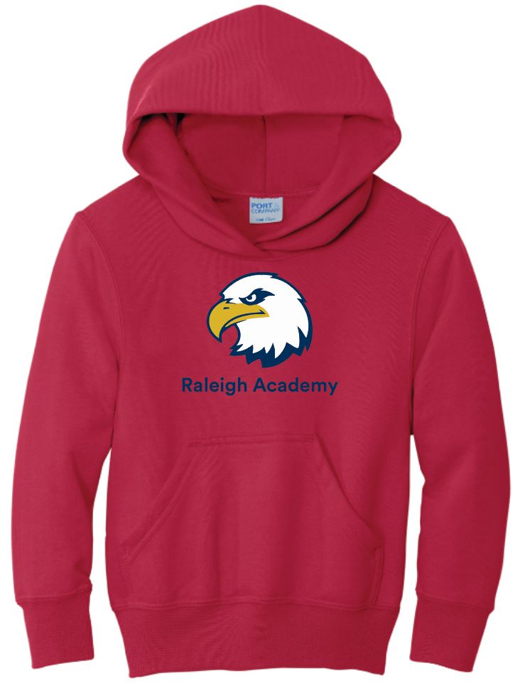 6b) PC90YH  Port & Co™ Youth Core Fleece Pullover Hooded Sweatshirt