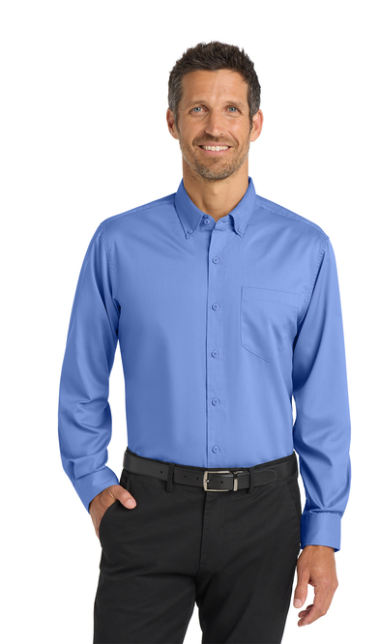 17 ) STYLE # S663  PORT AUTHORITY SUPER PRO TWILL SHIRT - CITY OF DULUTH