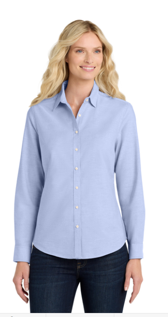 19 ) STYLE # L658 WOMENS SUPER PRO OXFORD SHIRT - CITY OF DULUTH