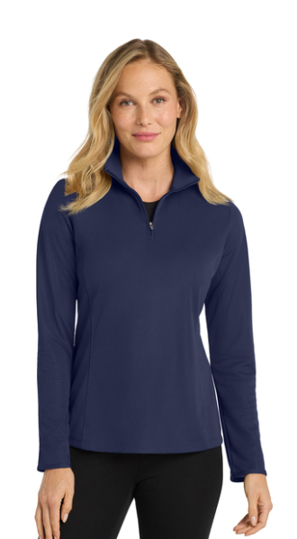 11 ) STYLE # L806 WOMENS PINPOINT MESH 1/2 ZIPS - CITY OF DULUTH