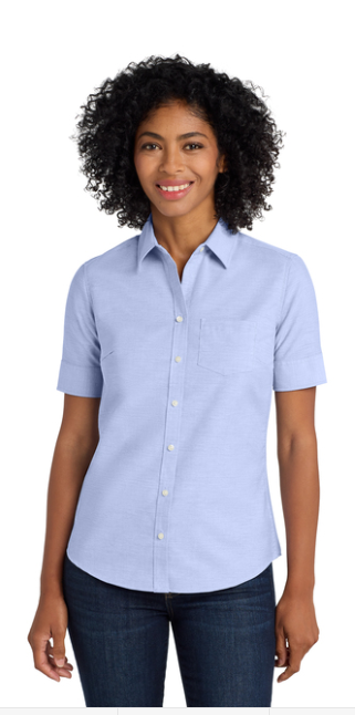 18 ) STYLE # L659 WOMENS SHORT SLEEVE OXFORD SHIRT - CITY OF DULUTH