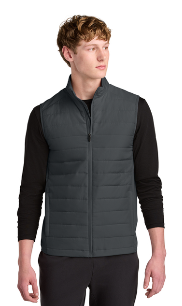 10 ) STYLE # ST941 SPORT TEK MENS TEKNICAL HYBRID VEST - CITY OF DULUTH