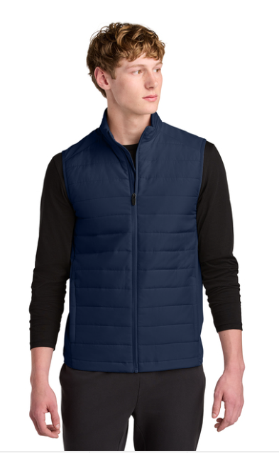 10 ) STYLE # ST941 SPORT TEK MENS TEKNICAL HYBRID VEST - CITY OF DULUTH
