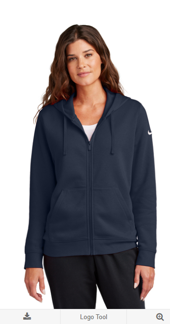14 ) STYLE # NKFD9890 WOMENS NIKE FULL ZIP SWEATSHIRT - CITY OF DULUTH