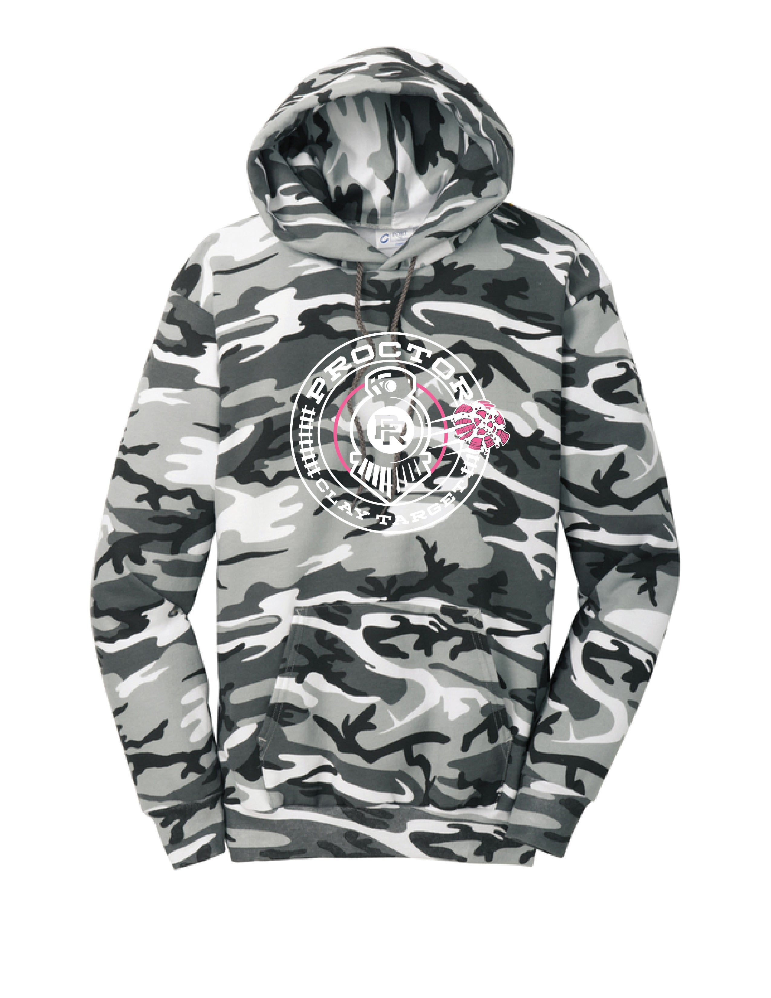 11) PC78HC Port & Co® Core Fleece Camo Pullover Hooded Sweatshirt :Proctor