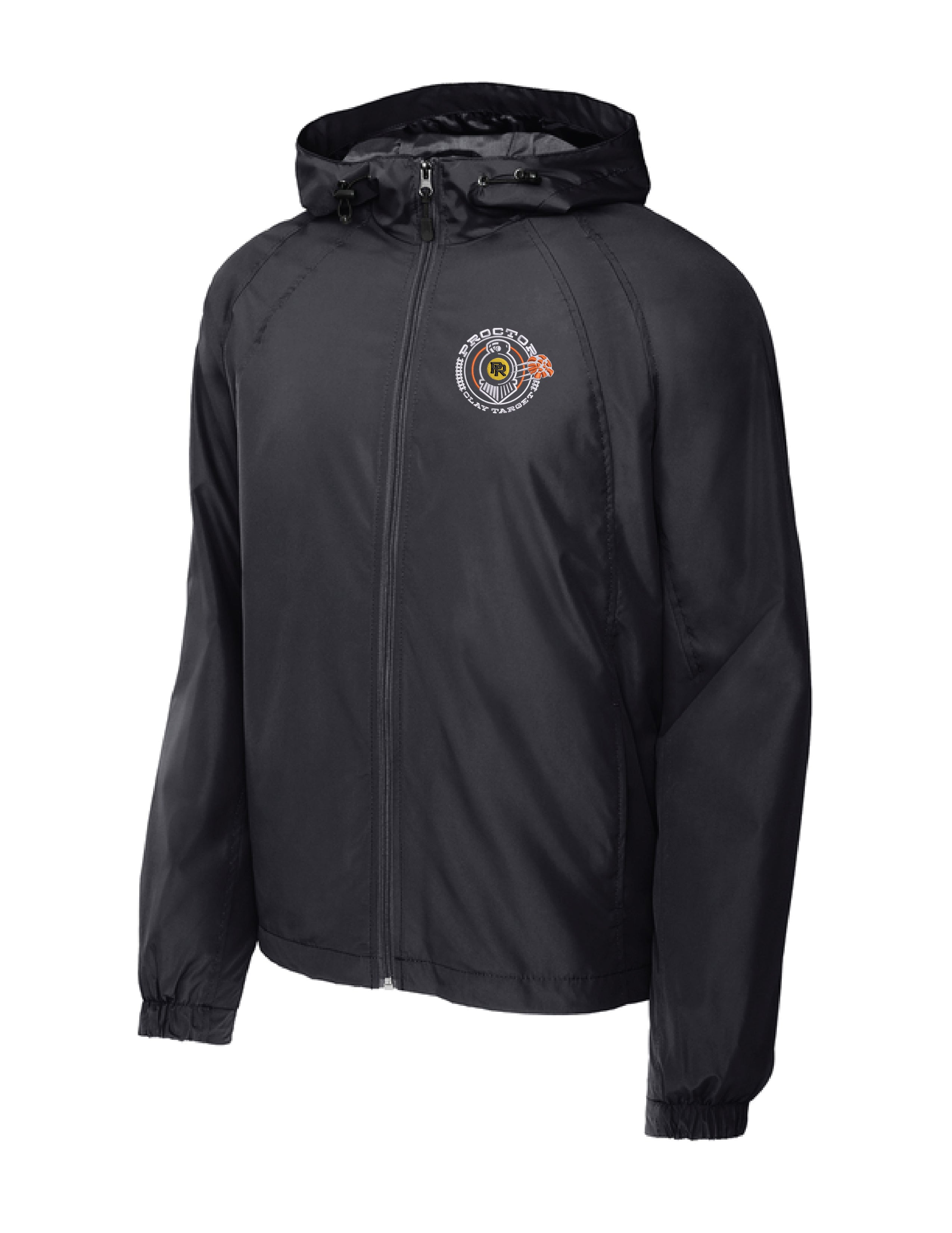 8) JST73 Sport-Tek ® Men's Hooded Raglan Jacket: Proctor