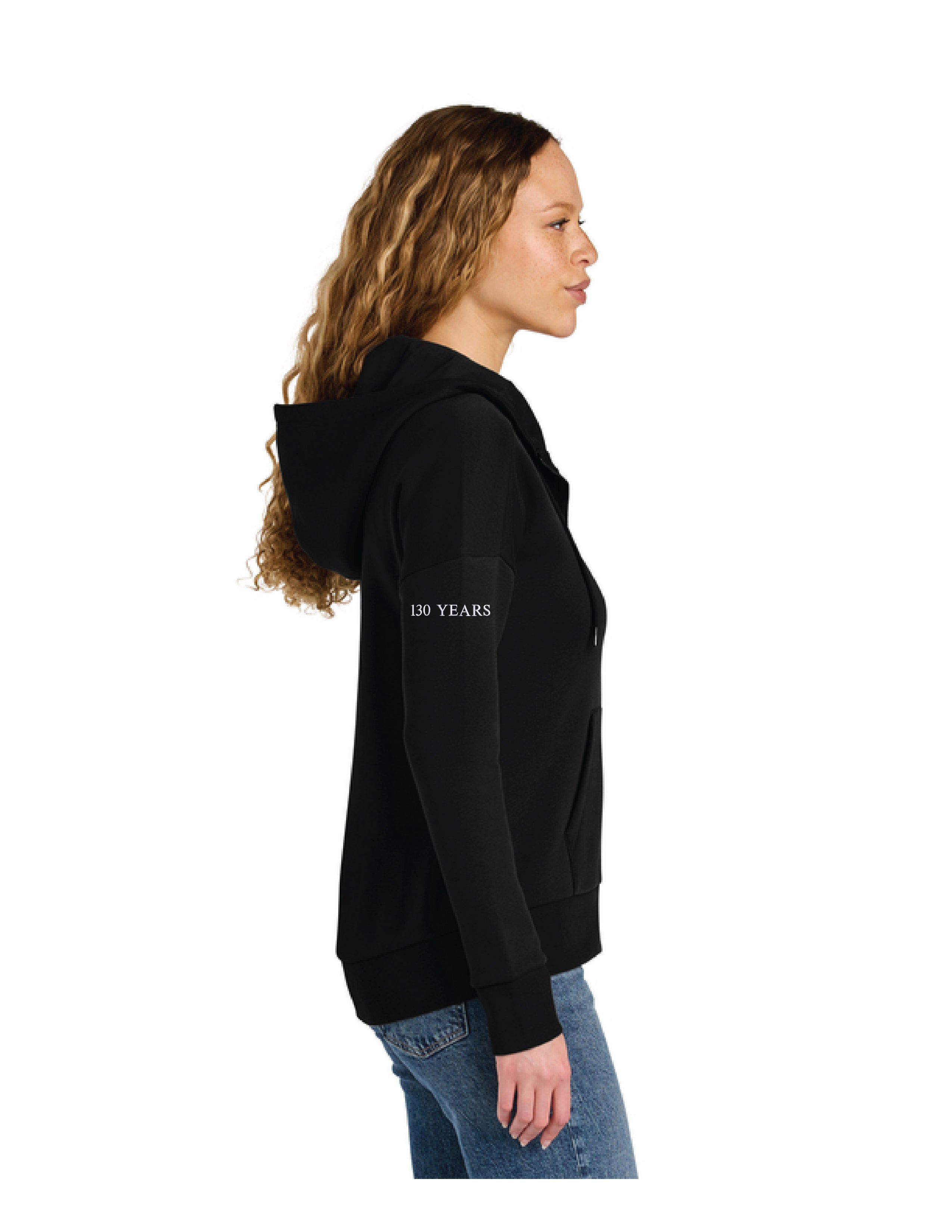 DT1104  District® Women’s Perfect Weight® Fleece Drop Shoulder Full-Zip Hoodie-Stage