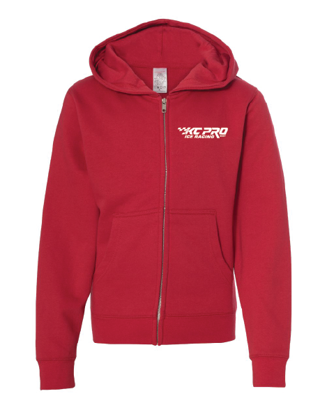 3A: Independent Trading Co. Youth Midweight Full-Zip Hooded Sweatshirt - SS4001YZ (KC)