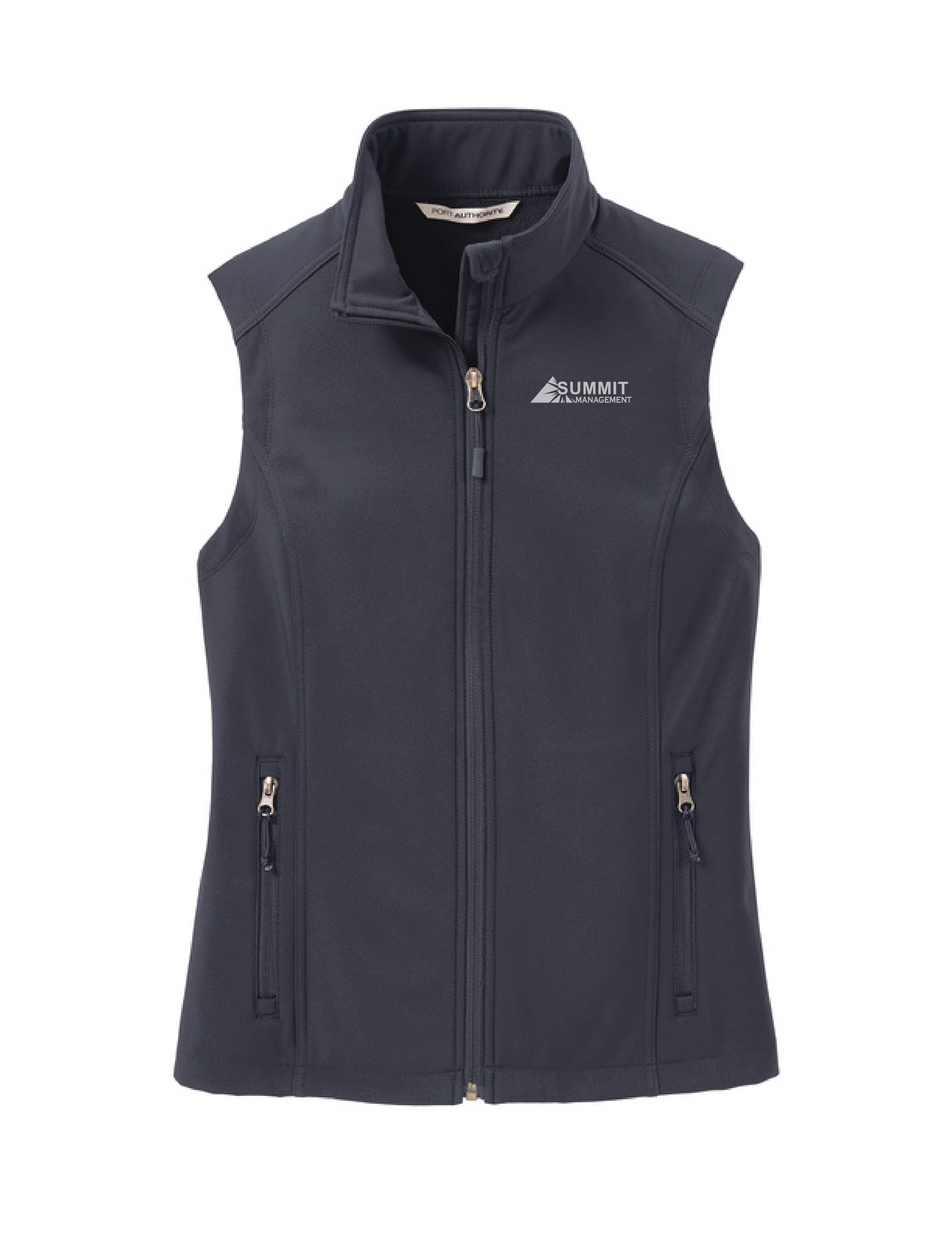 15 ) style # L325 PORT AUTHORITY WOMENS SOFTSHELL VEST - SUMMIT