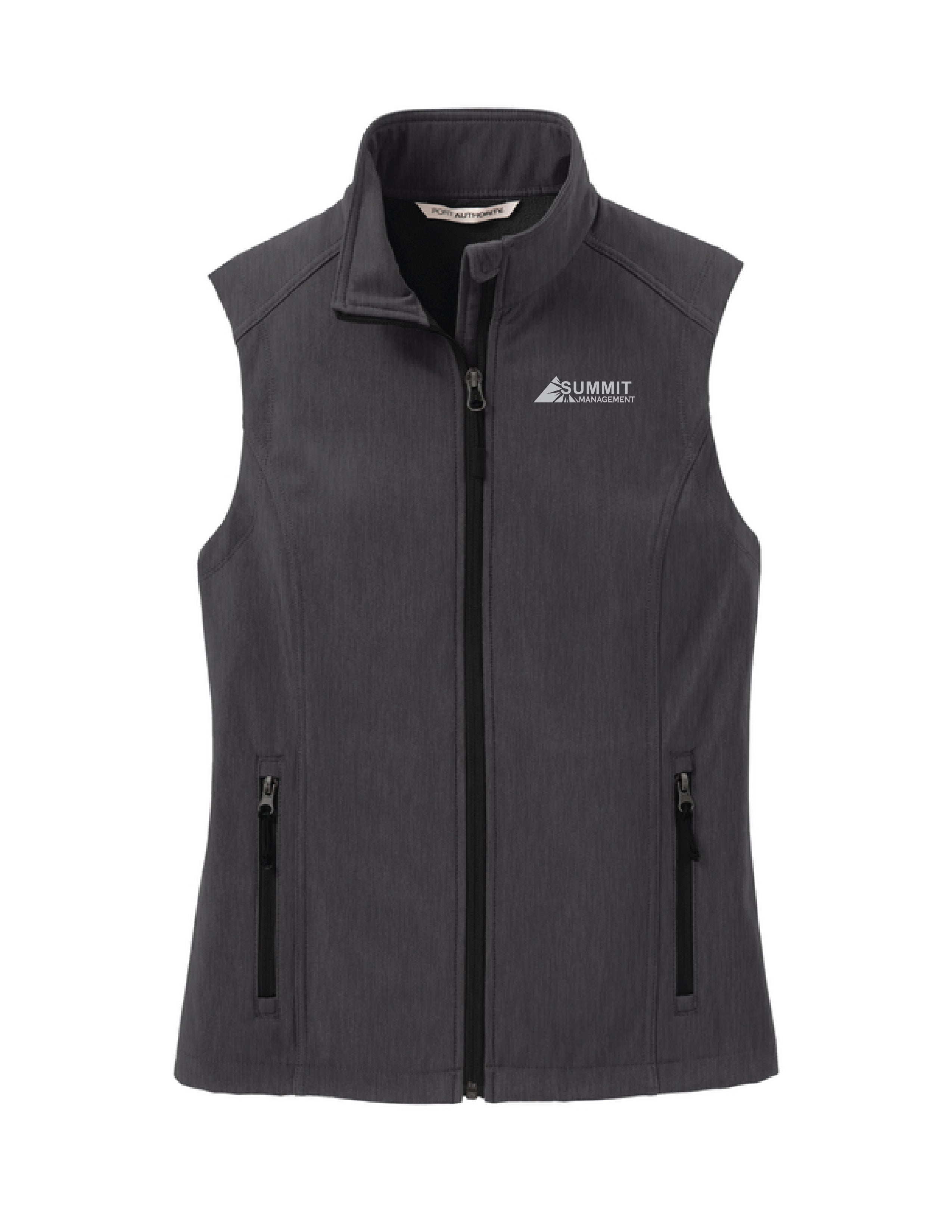 15 ) style # L325 PORT AUTHORITY WOMENS SOFTSHELL VEST - SUMMIT