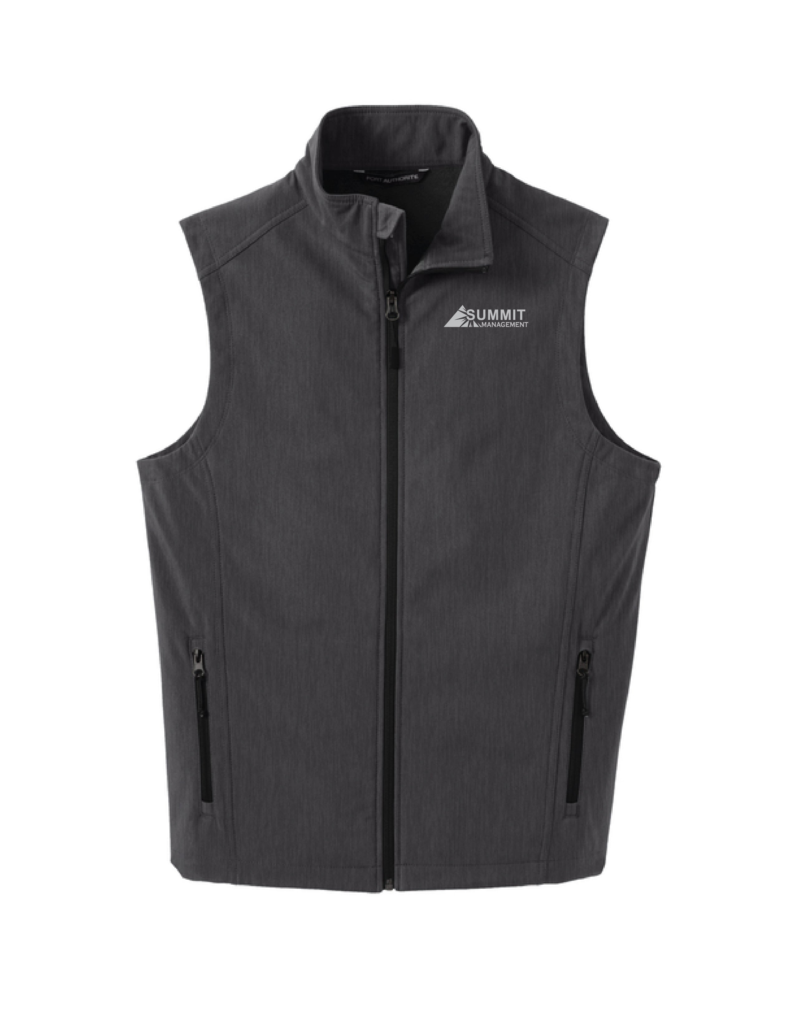 16 ) STYLE # J325 PORT AUTHORITY MENS SOFTSHELL VEST - SUMMIT