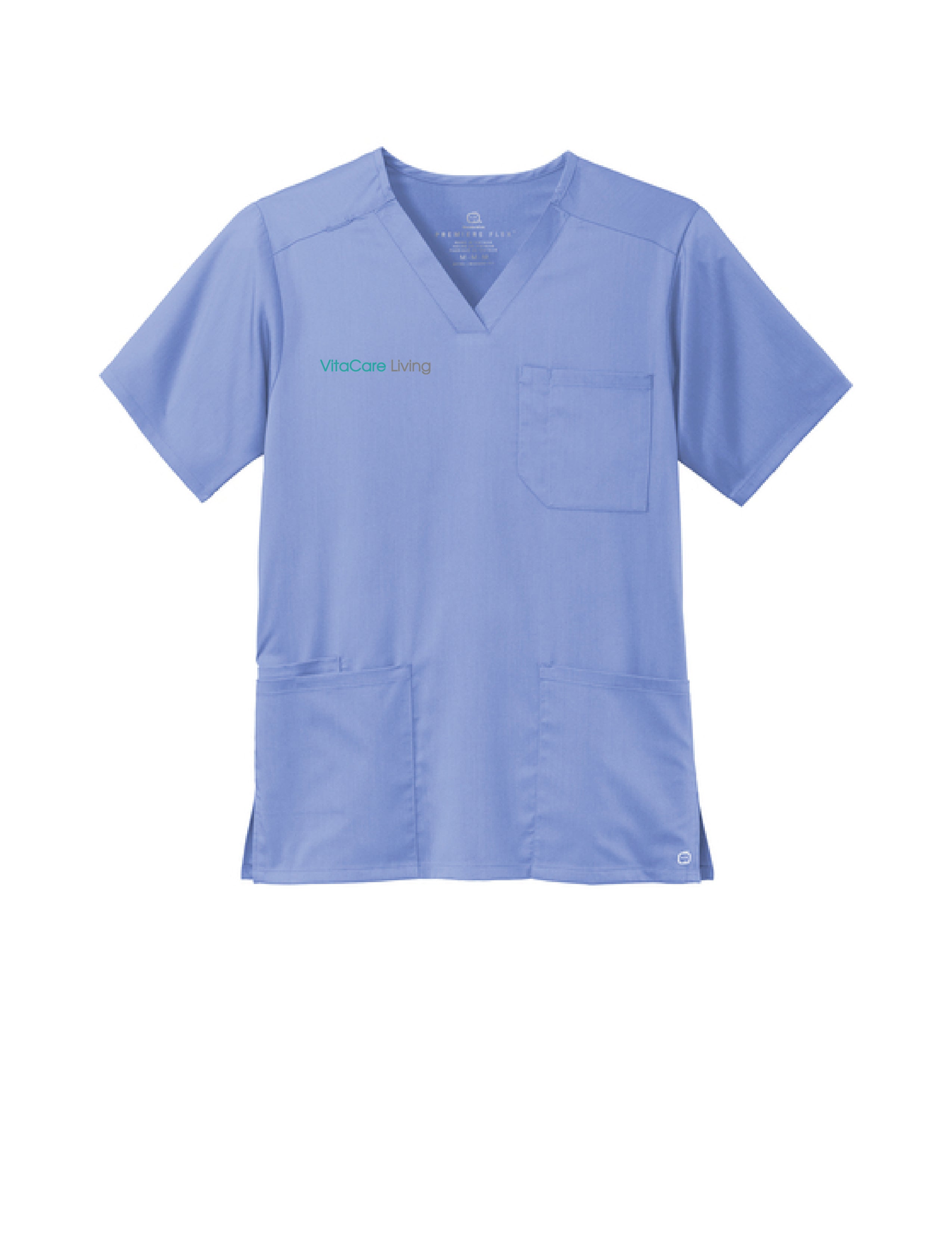 29 ) STYLE # WW5068 WONDER WINKS MENS PREMIRE FLEX  SCRUB TOP - VITA CARE