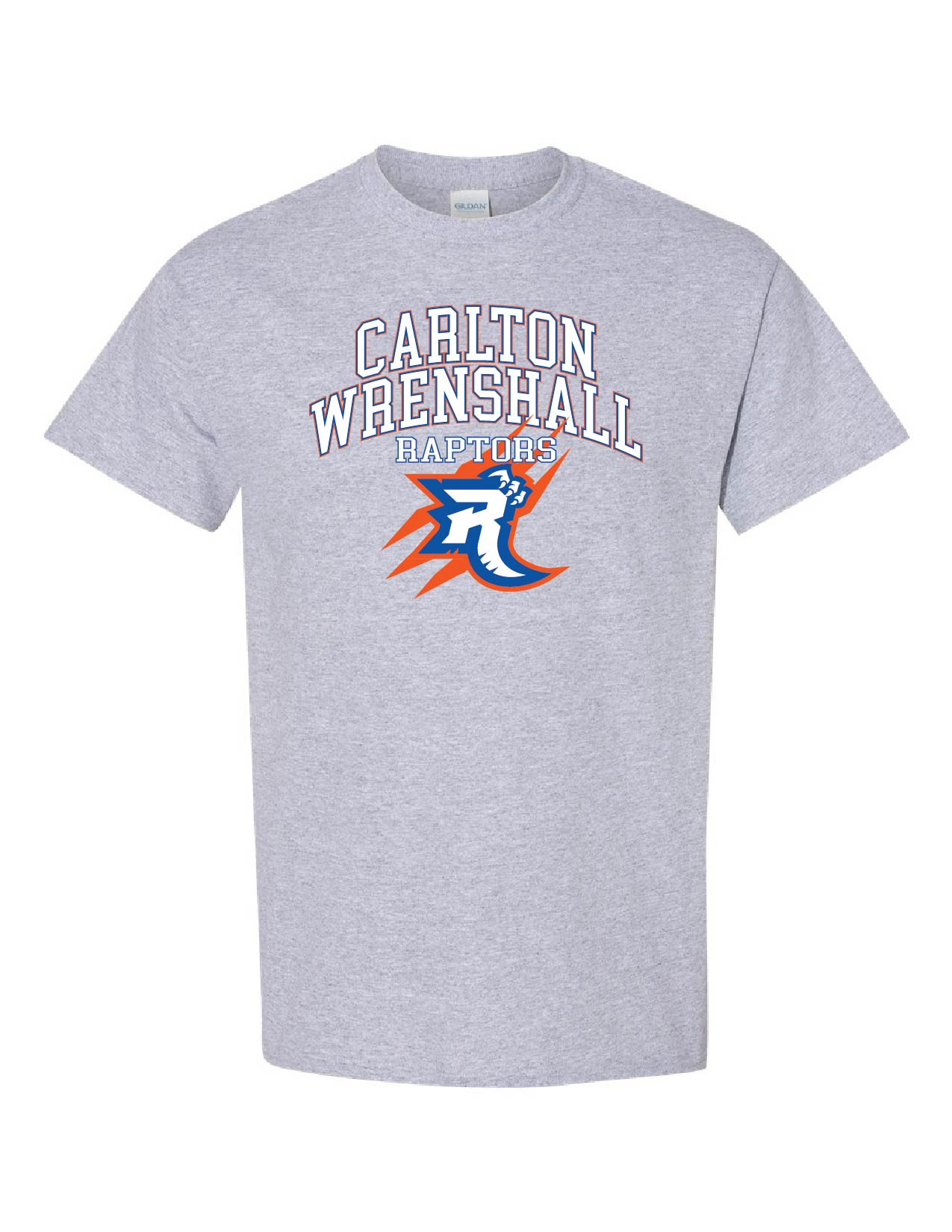 2) STYLE # 5000 GILDAN COTTON T-SHIRTS - RAPTORS