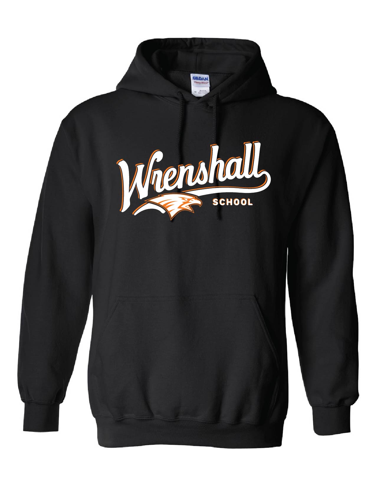 5) #18500 GILDAN HOODED SWEATSHIRTS - WRENSHALL