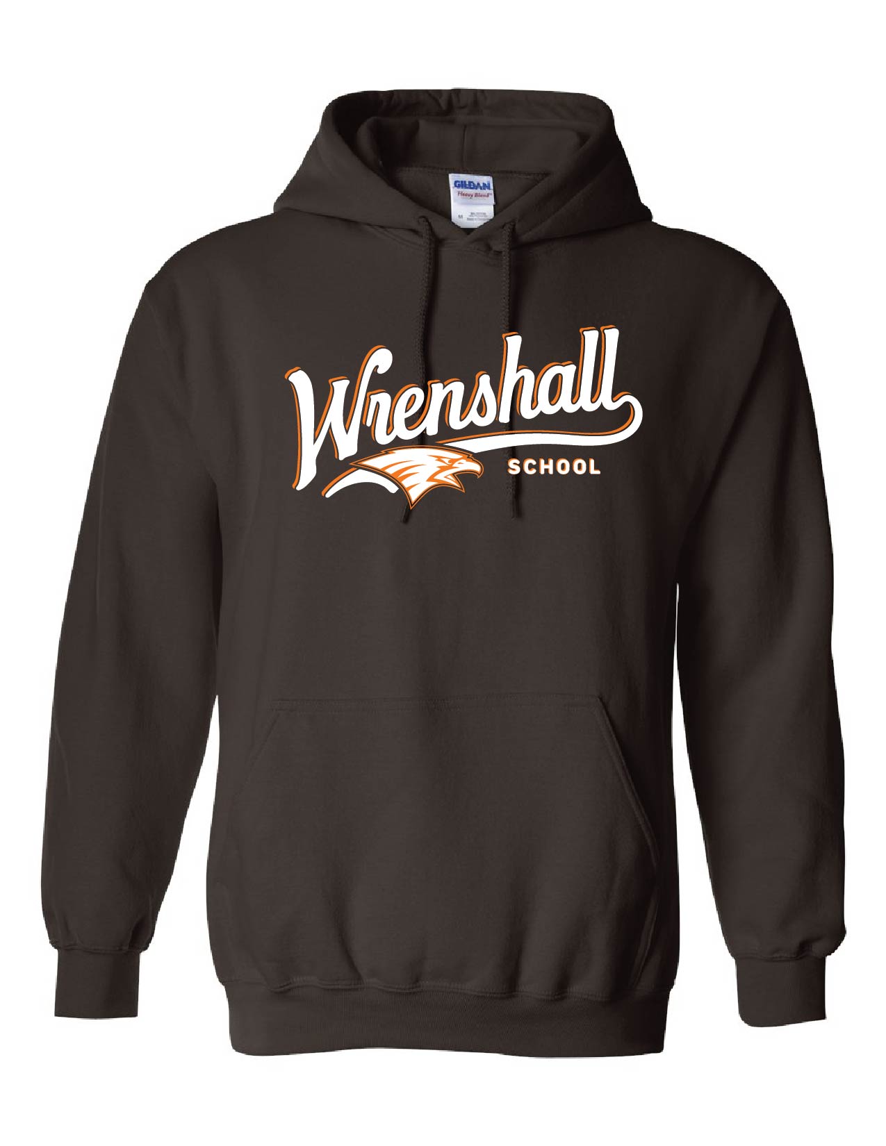 5) #18500 GILDAN HOODED SWEATSHIRTS - WRENSHALL