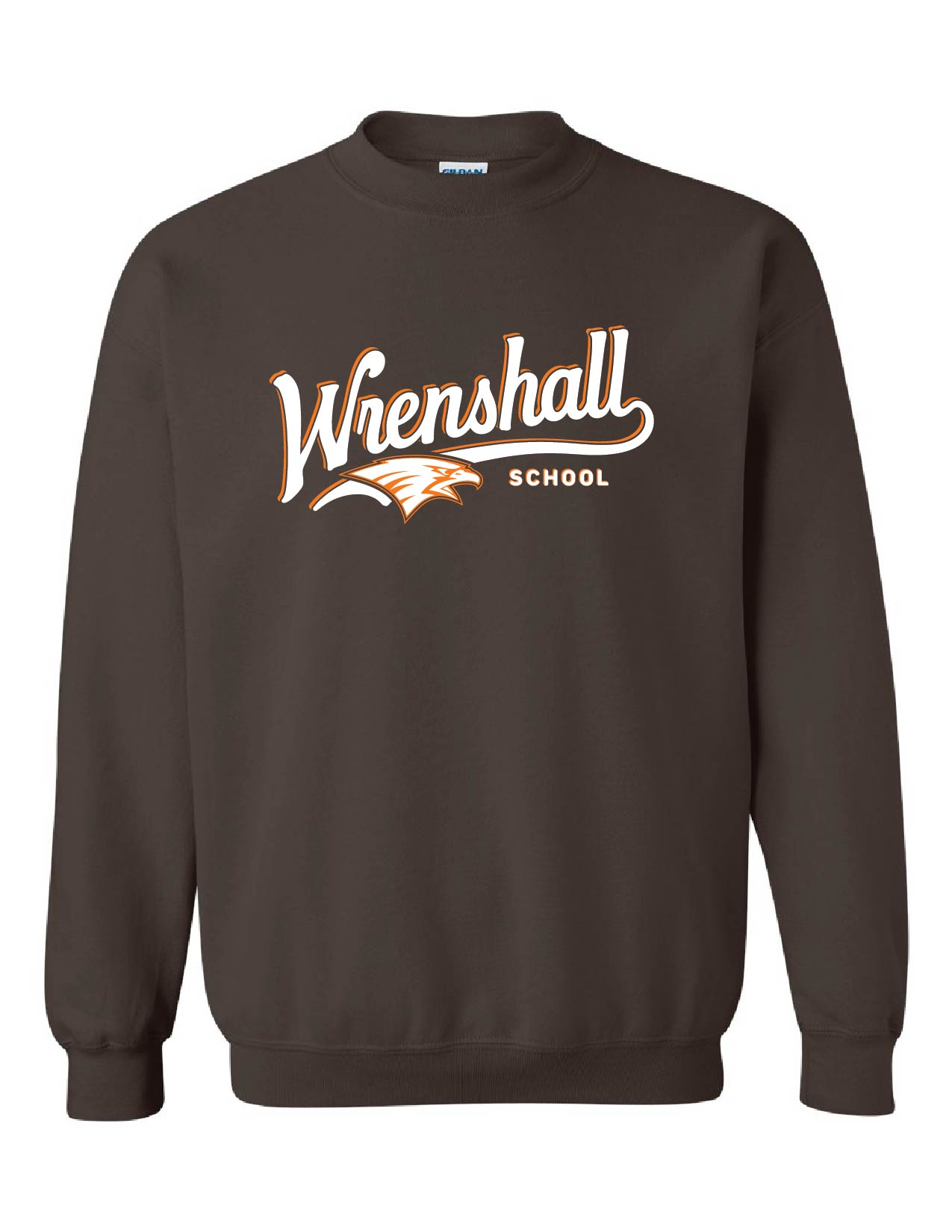 7) STYLE # 18000 GILDAN CREW NECK SWEATSHIRT -WRENSHALL