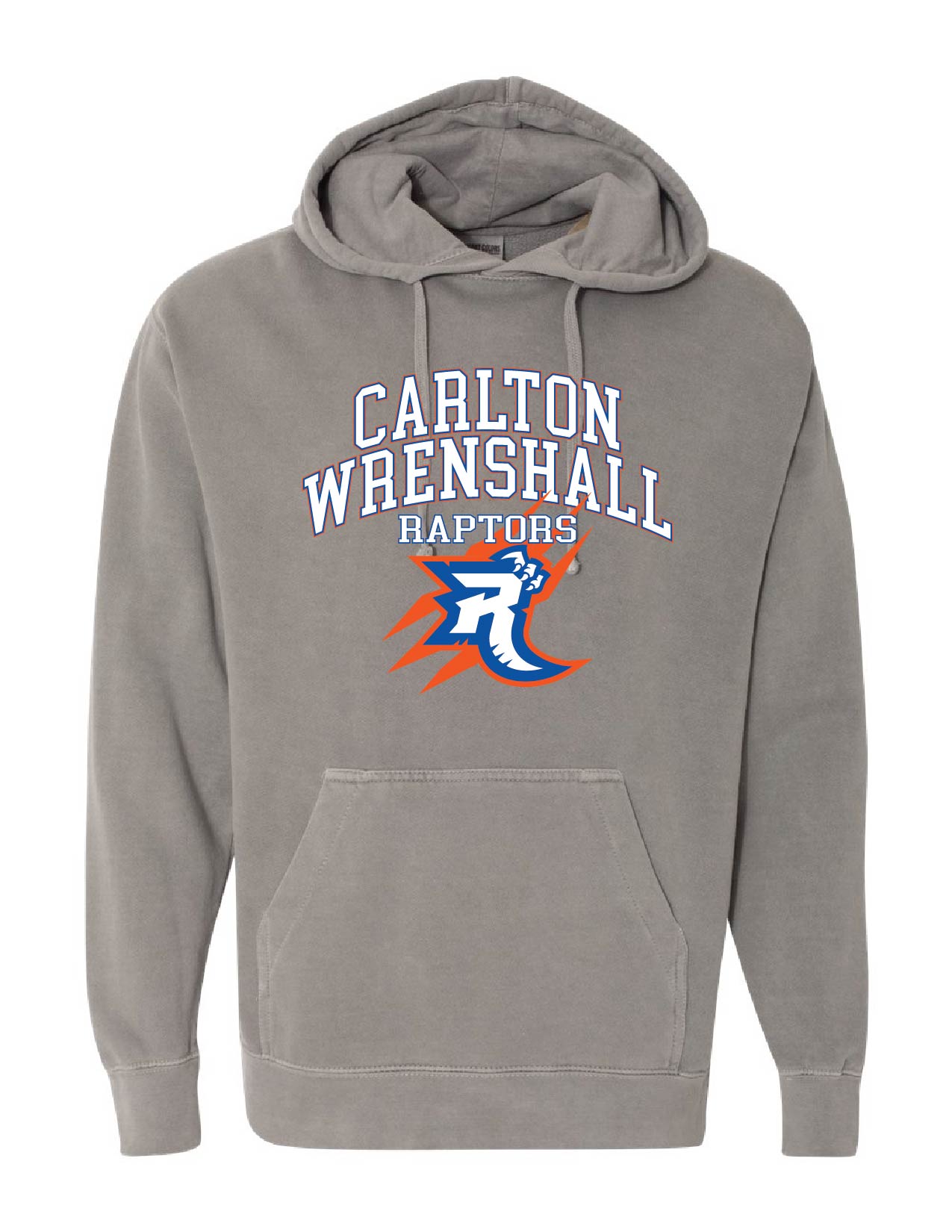 10 ) STYLE 1567 COMFORT COLORS HOODED SWEATSHIRT - RAPTORS