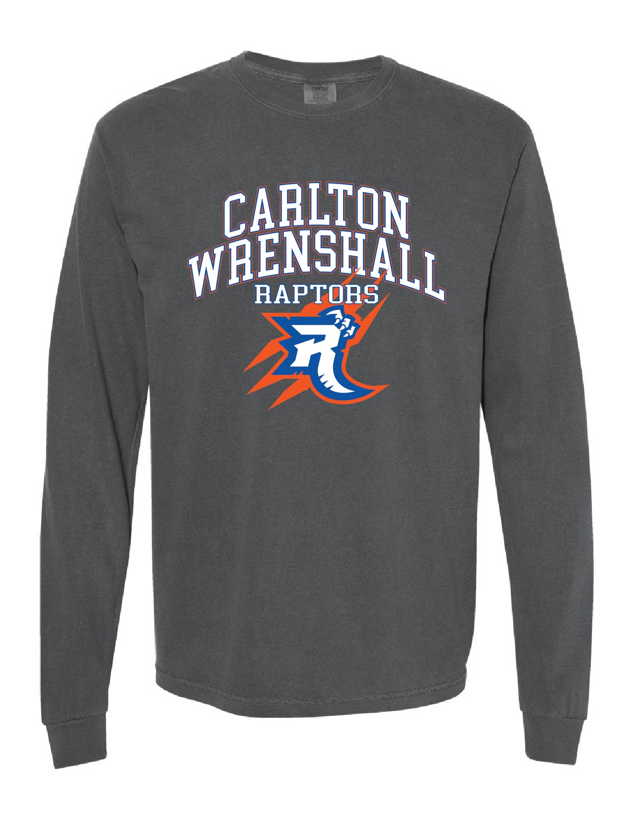 14 ) STYLE # 6014 LONG SLEEVE COMFORT COLORS T-SHIRTS - RAPTORS