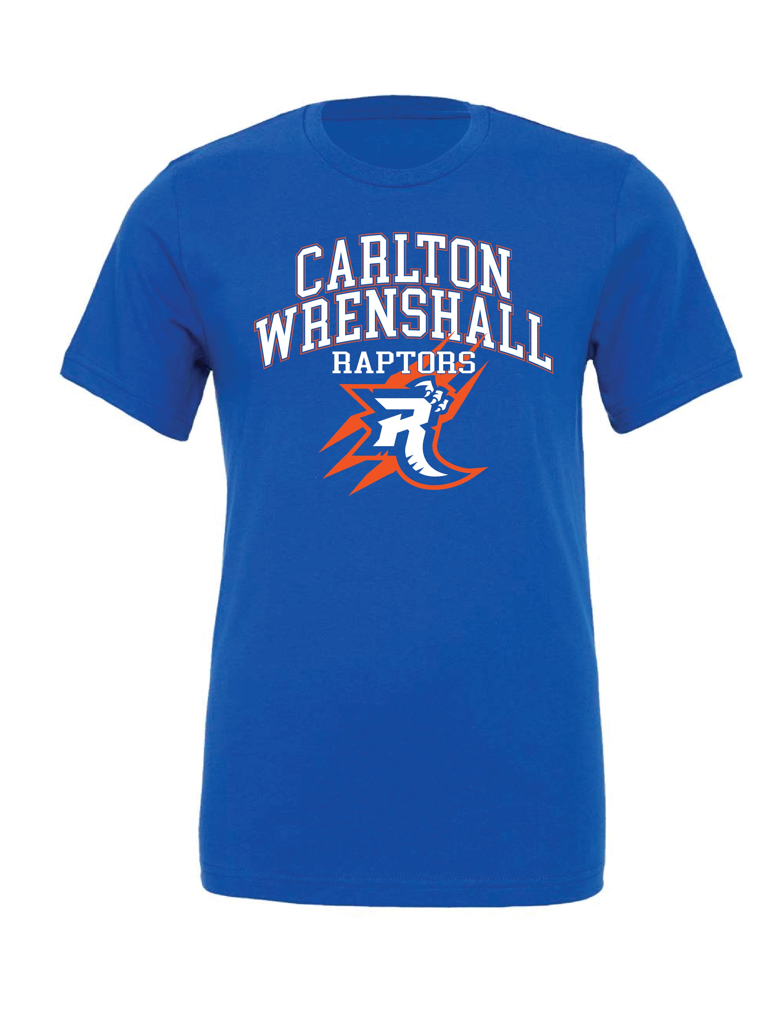 A5) STYLE # 3001 BELLA CANVAS T-SHIRTS / RAPTORS