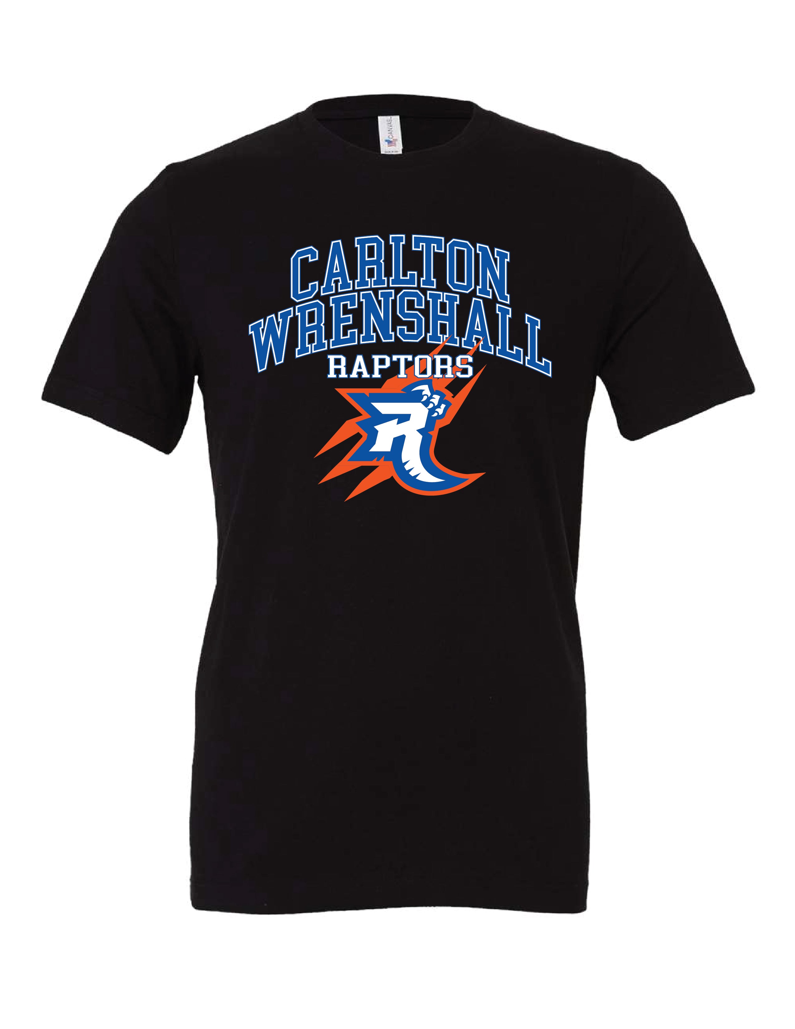 A5) STYLE # 3001 BELLA CANVAS T-SHIRTS / RAPTORS