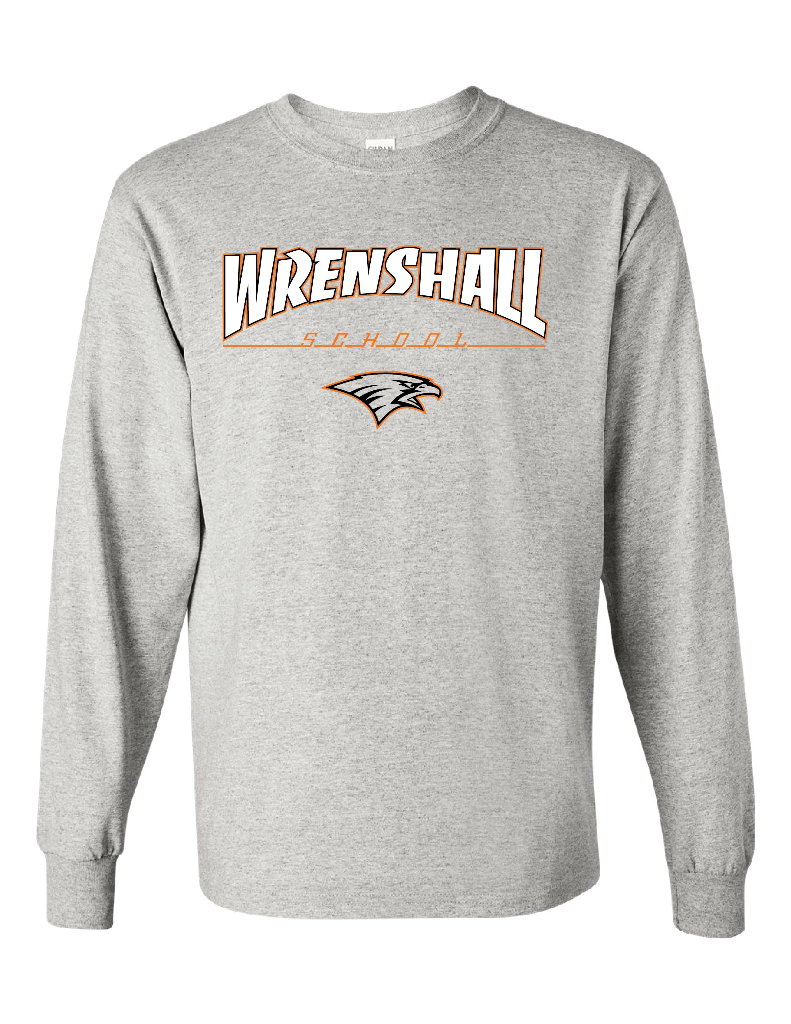 B4) STYLE # 5400 GILDAN LONG SLEEVE T-SHIRT / WRENSHALL