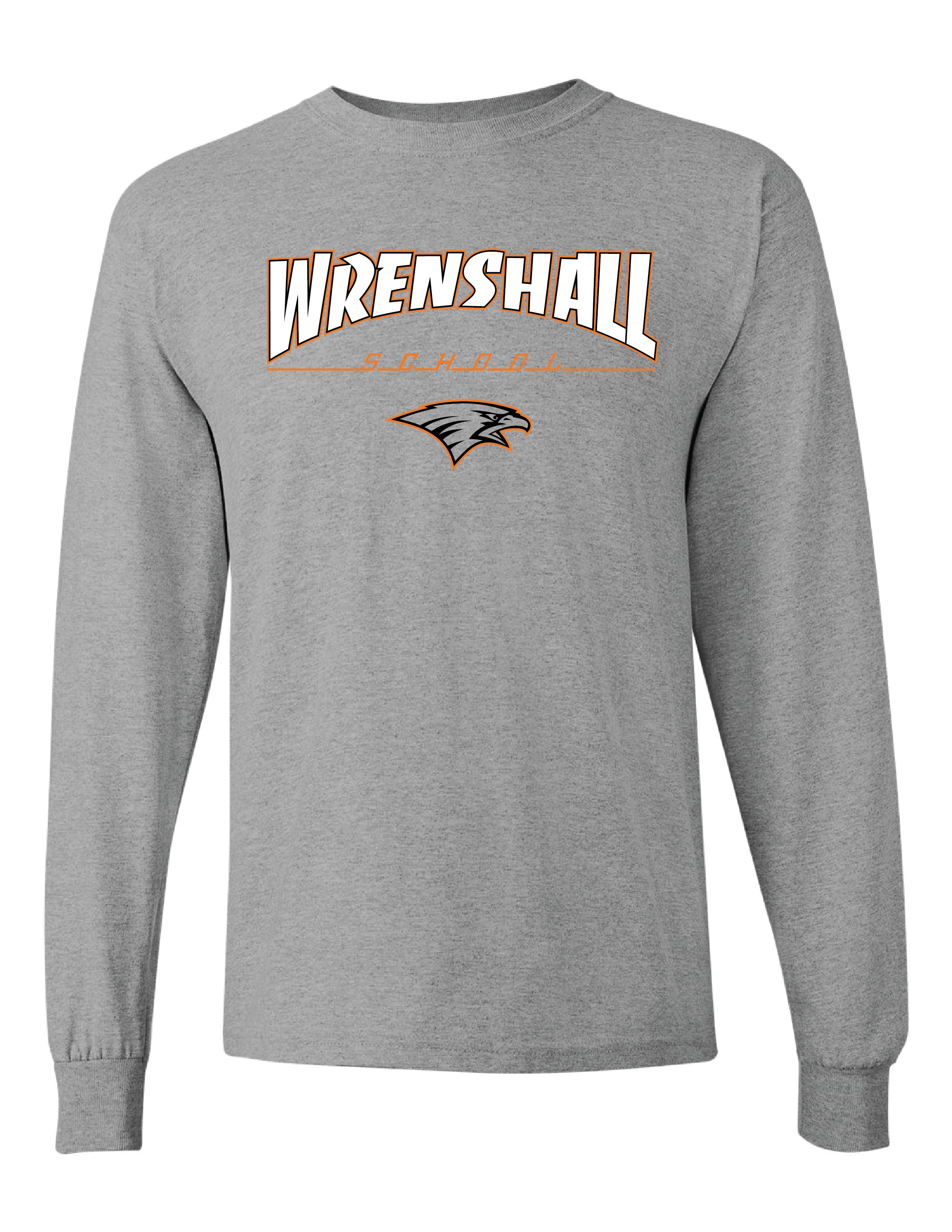 B4) STYLE # 5400 GILDAN LONG SLEEVE T-SHIRT / WRENSHALL