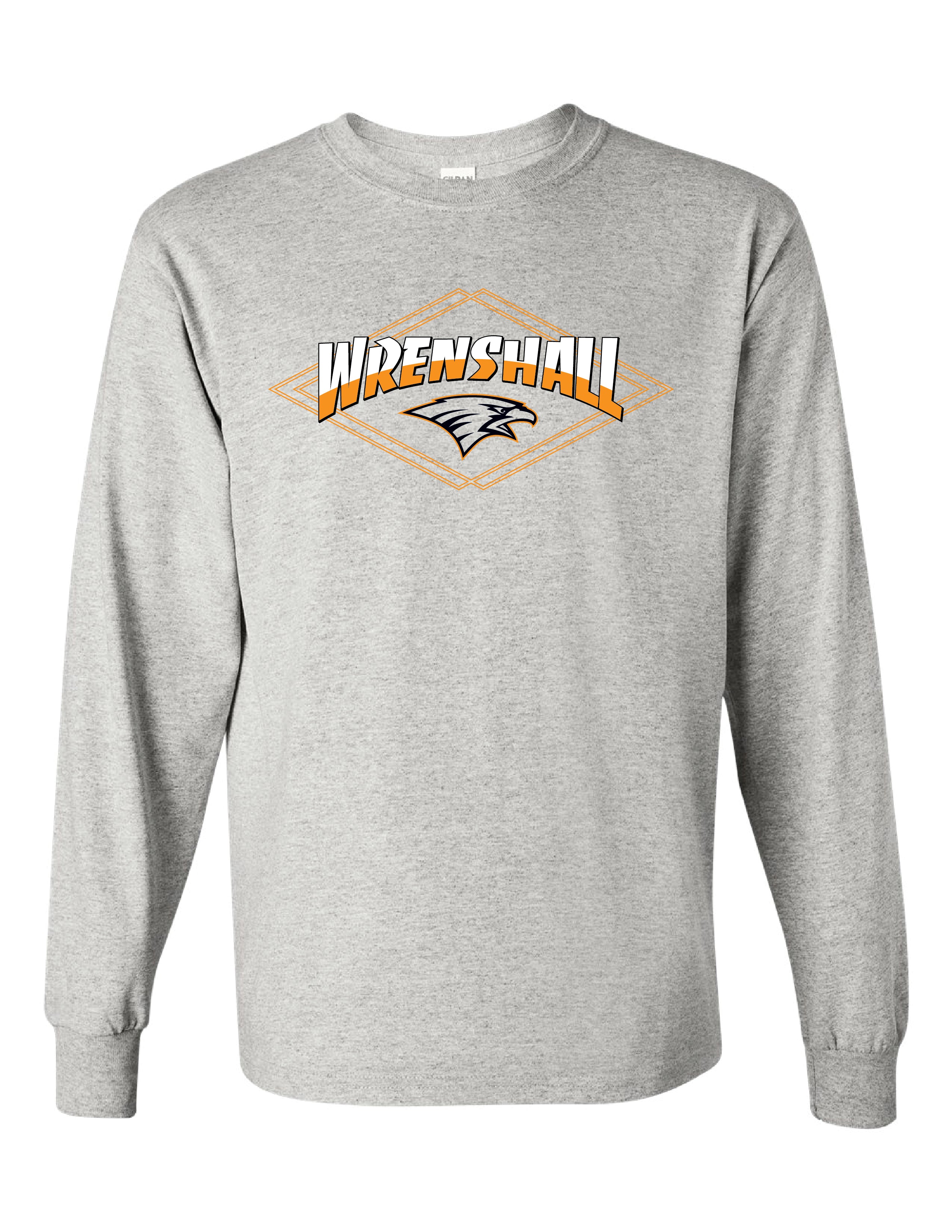 B4) STYLE # 5400 GILDAN LONG SLEEVE T-SHIRT / WRENSHALL