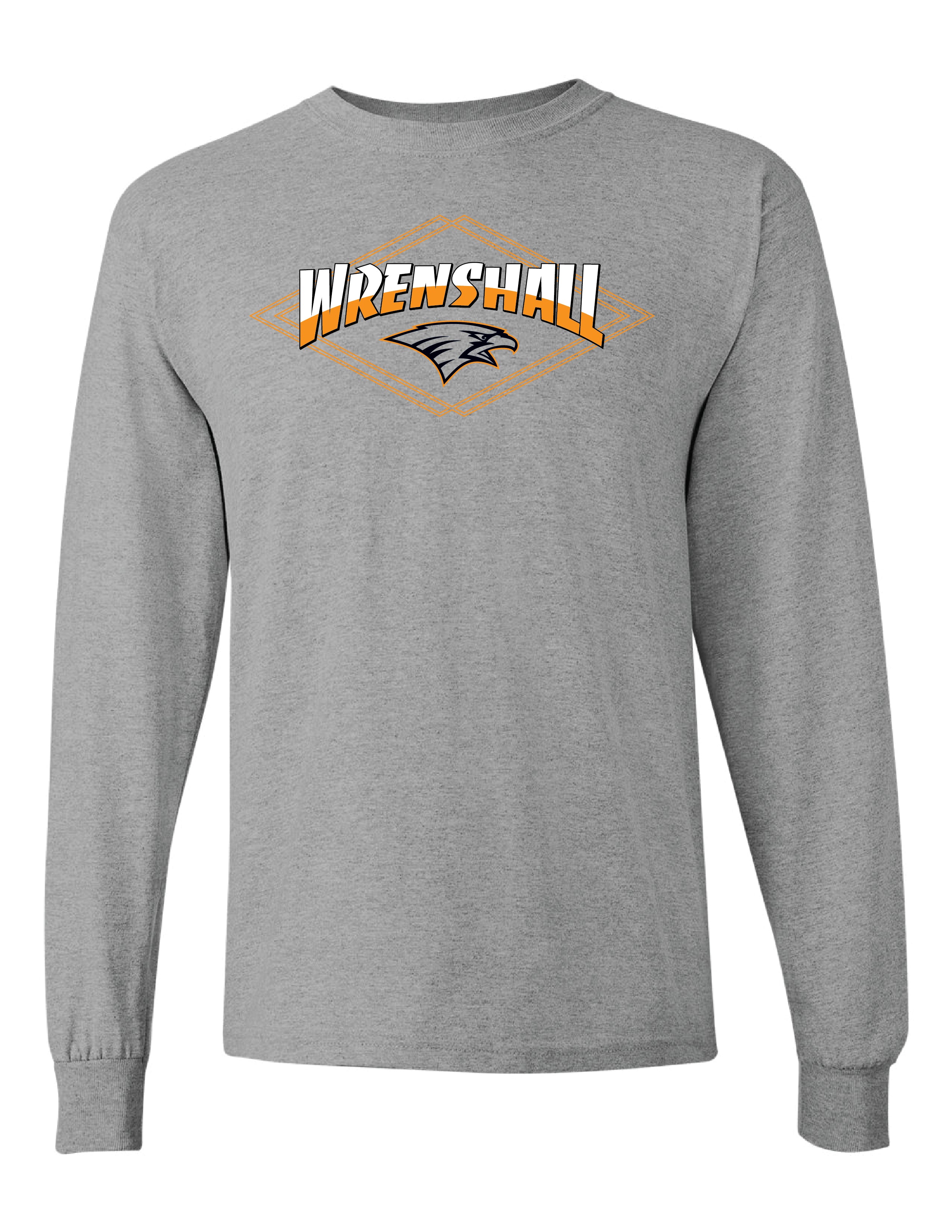 B4) STYLE # 5400 GILDAN LONG SLEEVE T-SHIRT / WRENSHALL