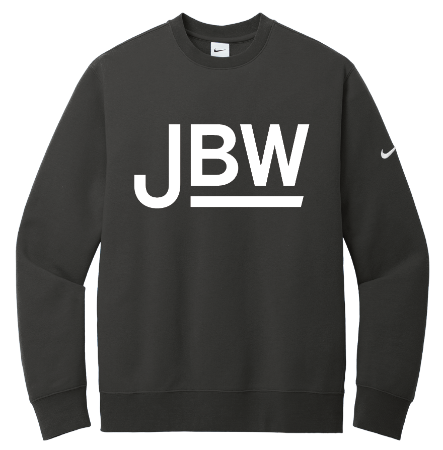 E) NKFD9863  Nike Club Fleece Sleeve Swoosh Crew - JBW