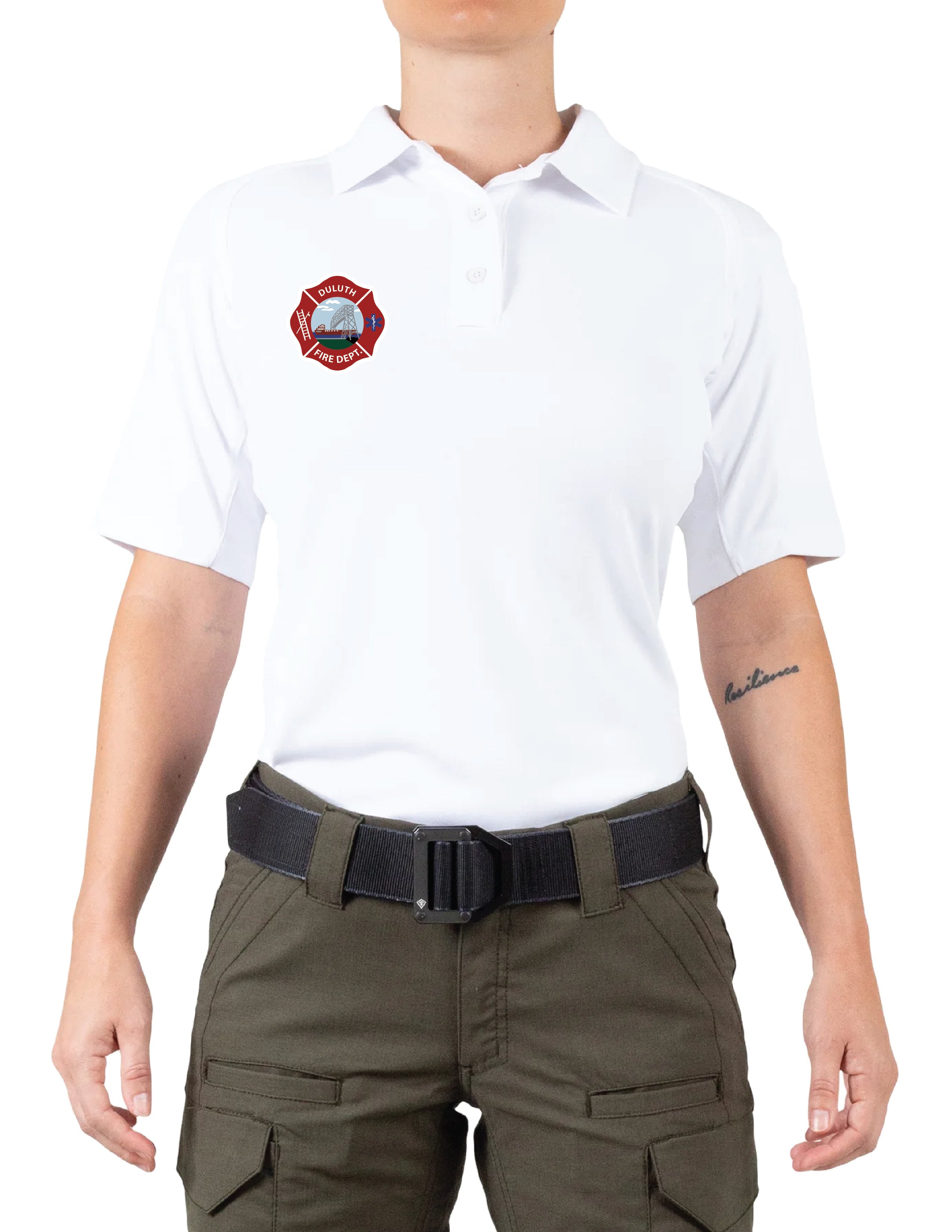 G) #122509 FIRST TACTICAL WOMEN'S PERFORMANCE SHORT SLEEVE POLO