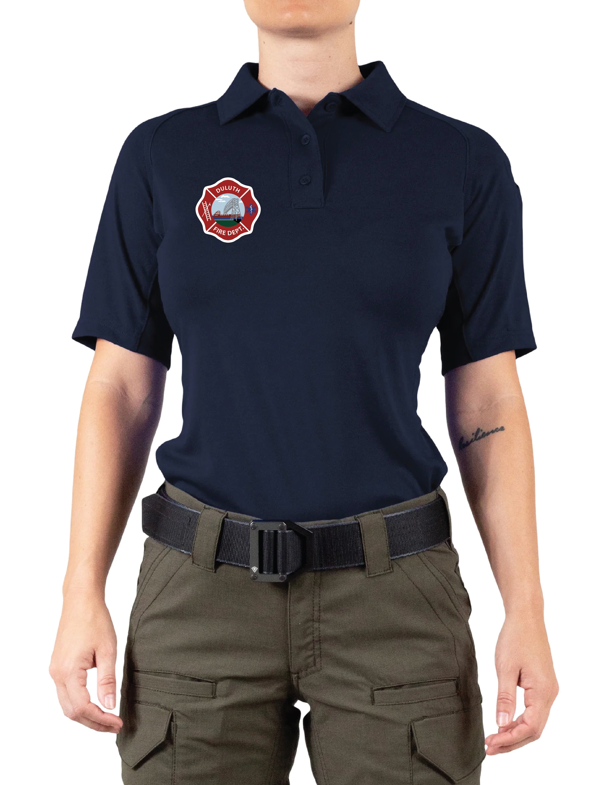 G) #122509 FIRST TACTICAL WOMEN'S PERFORMANCE SHORT SLEEVE POLO